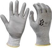 Werkhandschoen snijbestendig, PU-handpalm en HDPE liner maat 10