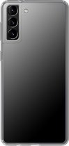 Samsung Galaxy S21 Plus - Smart cover - Grijs Zwart - Transparante zijkanten