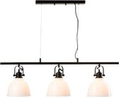 J-Line Hanglamp Triple Magali Staal/Glas Wit