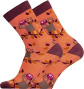 UphillSport Lifestyle Merino Sokken Roze-Multi Unisex Crew Light