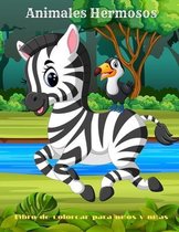 Animales hermosos - Libro de colorear para ninos y ninas