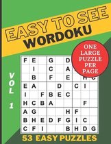 Easy To See Wordoku Puzzle Book