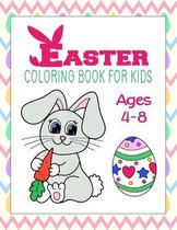 Easter Coloring Book For Kids Ages 4-8