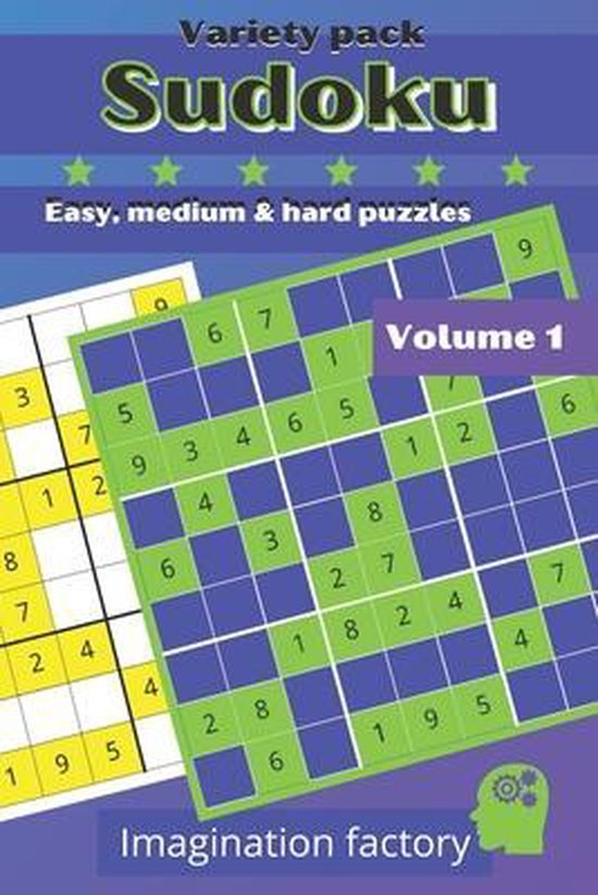 Sudoku variety pack. Easy, medium & hard puzzles, Imagination Factory