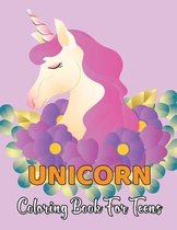 Unicorn Coloring Book for Teens