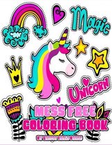 Unicorn Mess Free Coloring Book