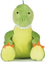Mumbles Kinderen/Kinderen Zippie Pluche Dinosaurus Speelgoed (Groen)