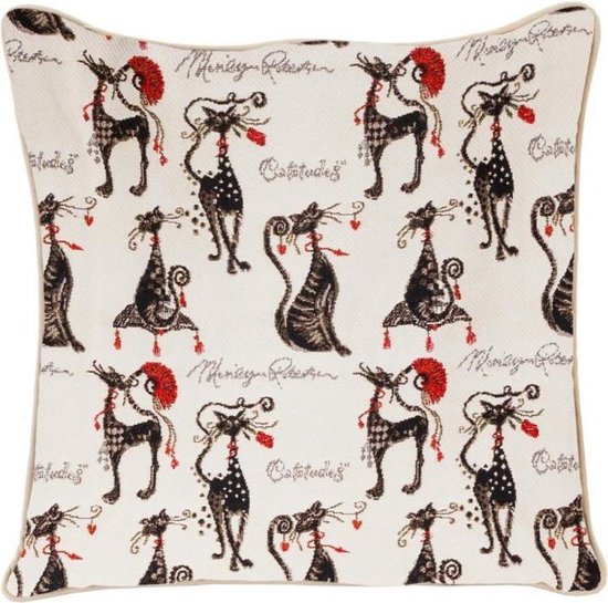 Housse de coussin Signare - Catitude - Marylyn Robertson - Chats - Chat