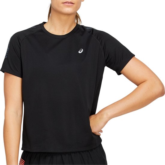 Asics Asics Icon  Sportshirt - Maat XL  - Vrouwen - zwart