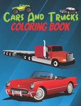 Cars and Trucks coloring book