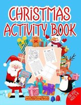 Christmas Activity Book For Kids Ages 3-8