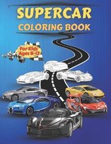 Supercar Coloring Book For Kids Ages 8-12