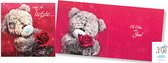 2x Me to You - Holografische wenskaart - 3D - Valentijnskaart - Liefde - Voor de liefste…
