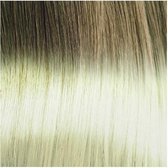 SARA - Premium vezel deel-monofilament pruik #Natuurlijke platina Swirl