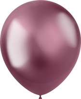 Folat - ballonnen Intense Chrome Pink 33 cm - 10 stuks