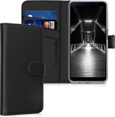 kwmobile telefoonhoesje voor Samsung Galaxy A7 (2018) - Hoesje met pasjeshouder in zwart - Wallet case