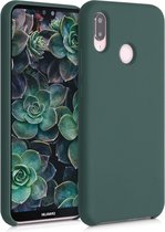 kwmobile telefoonhoesje voor Huawei P20 Lite - Hoesje met siliconen coating - Smartphone case in mosgroen