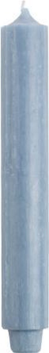 Rustik Lys Dinerkaarsen dik (3.2) Hell Blau/ Nordic Blauw 10 stuks