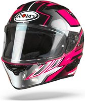 Suomy Speedstar Asymmetric Zwart Fuchsia Wit Integraalhelm - Motorhelm - Maat M