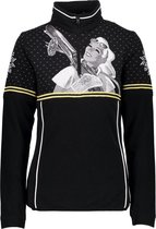 CMP Sporttrui - Maat 40  - Vrouwen - zwart/wit/geel