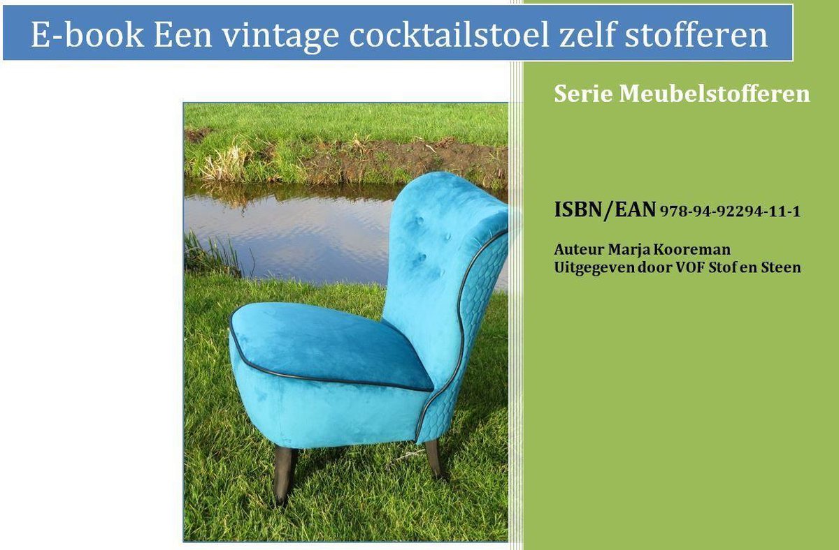 Meubelstofferen 11 - E-book Een vintage cocktail stoel zelf stofferen  (ebook), Marja... | bol.com