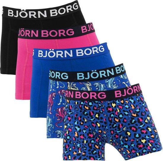 Björn Borg jongens 5-pack energy leo & tiger - maat 146/152 | bol.com