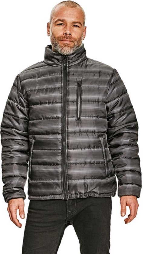 Tommy Hilfiger gewatteerde heren winterjas zwart online bestellen | Scapino