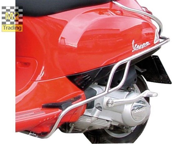 Piaggio Frame beugel set achter chroom Vespa S origineel | bol.com