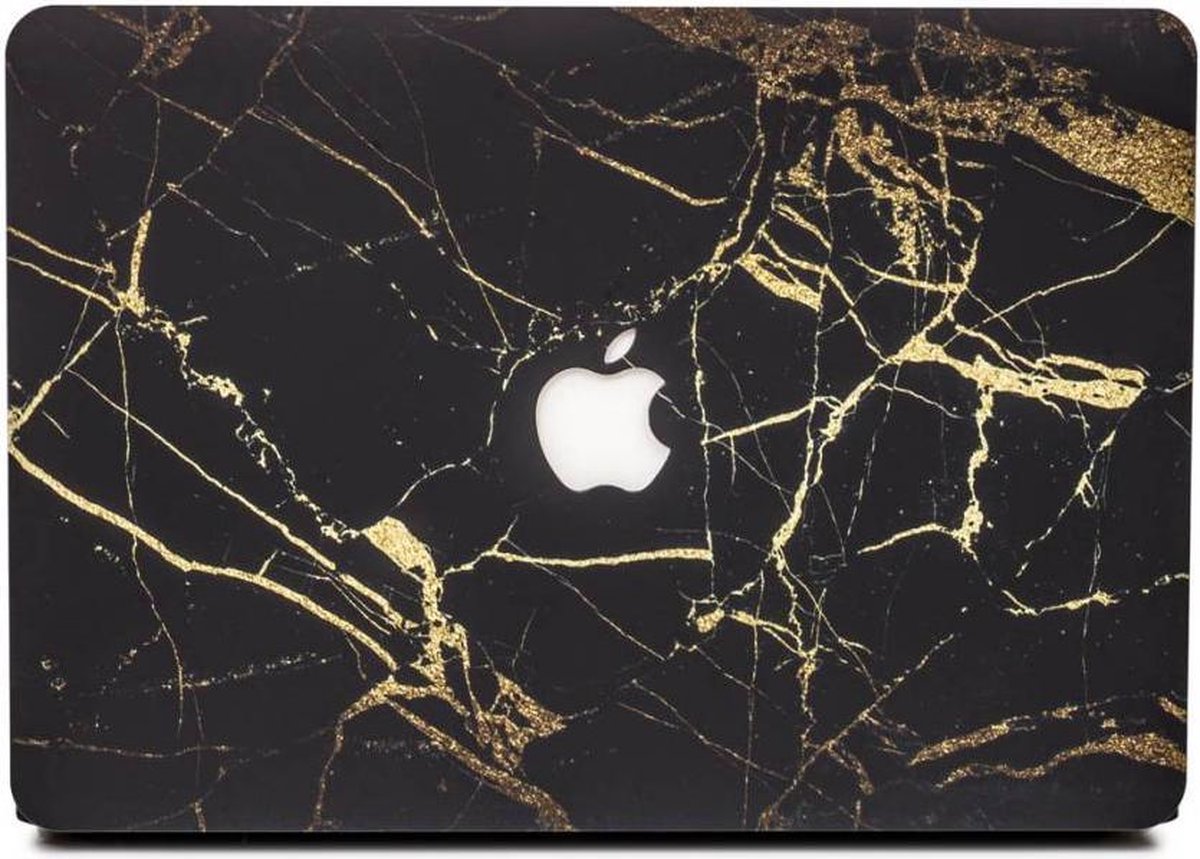 Lunso Geschikt voor MacBook Air 11 inch cover hoes - case - Marble Nova