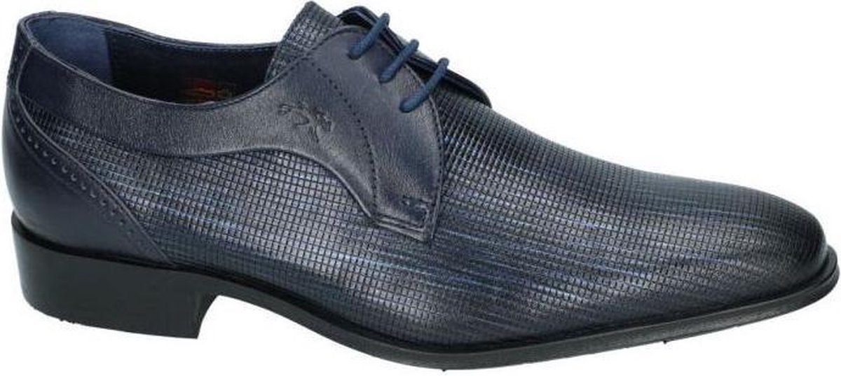 Fluchos -Heren blauw geklede lage schoenen