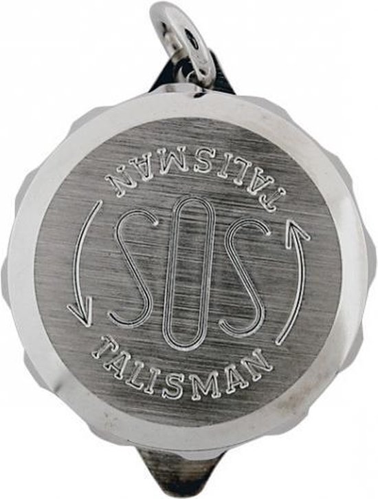 Zilveren SOS Talisman ketting hanger - zonder ketting | bol.com