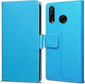Knaldeals.com - Huawei P30 Lite hoesje - Book Wallet Case - blauw