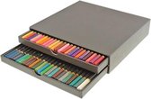 Professionele Kleurpotloden in Opbergdoos 46 stuks| Coloured Pencils | Potlood Met Zachte Punt | Optimale Kleurafgifte | Kleuren | Tekenen | Inkleuren