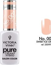VICTORIA VYNN™ Gel Nagellak - Gel Polish - Pure Creamy Hybrid  - 8 ml - Sweet Ice Cream  - 007 - Nude Pink