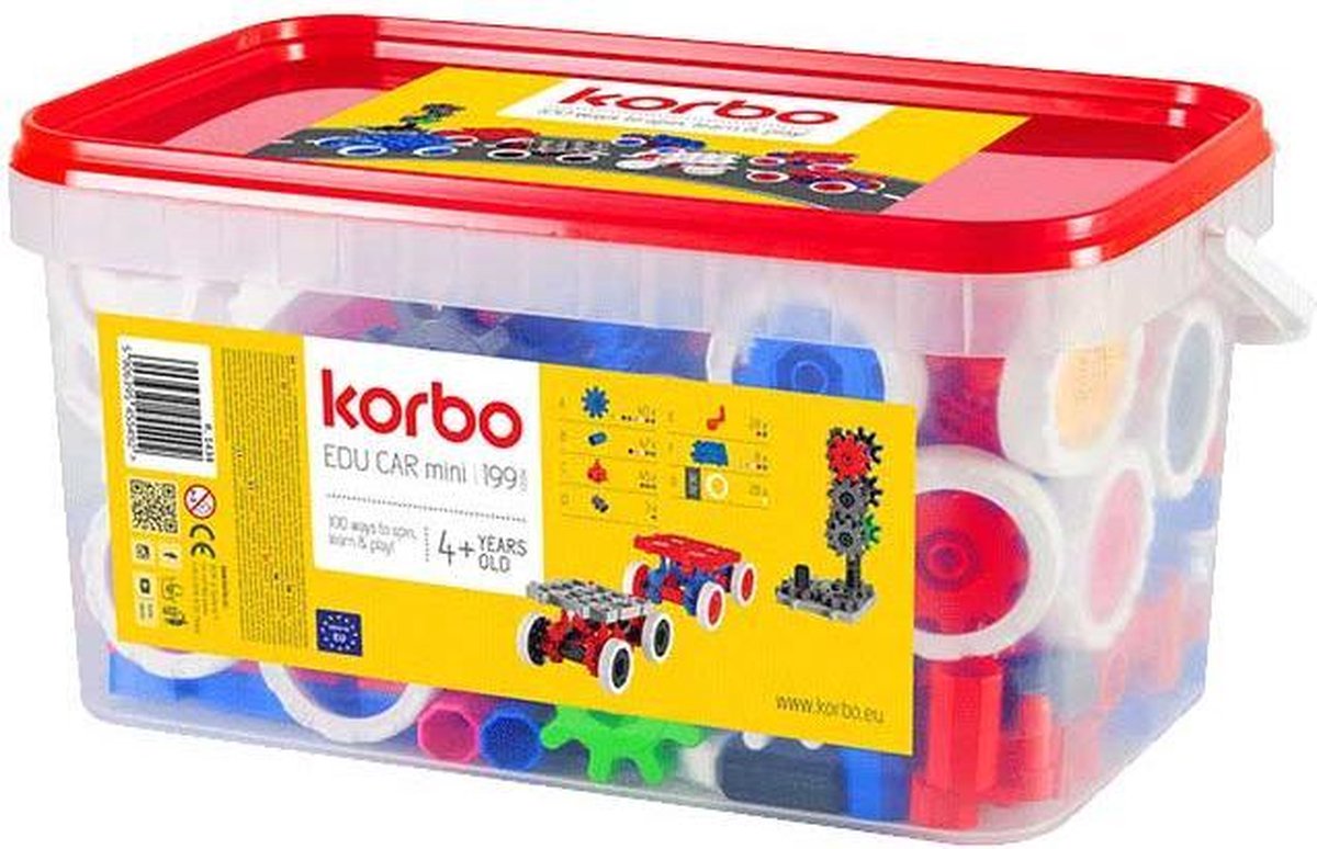 Auto’s en Tandwielen 199-delig - Korbo