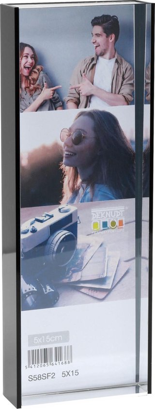Deknudt Frames fotohouder S58SF2 - transparant - plexi - foto: 5x15 cm