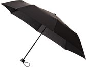 Opvouwbare paraplu, Stevig en Windproof - 2-delig metalen stok en frame -Zwart rubber handvat