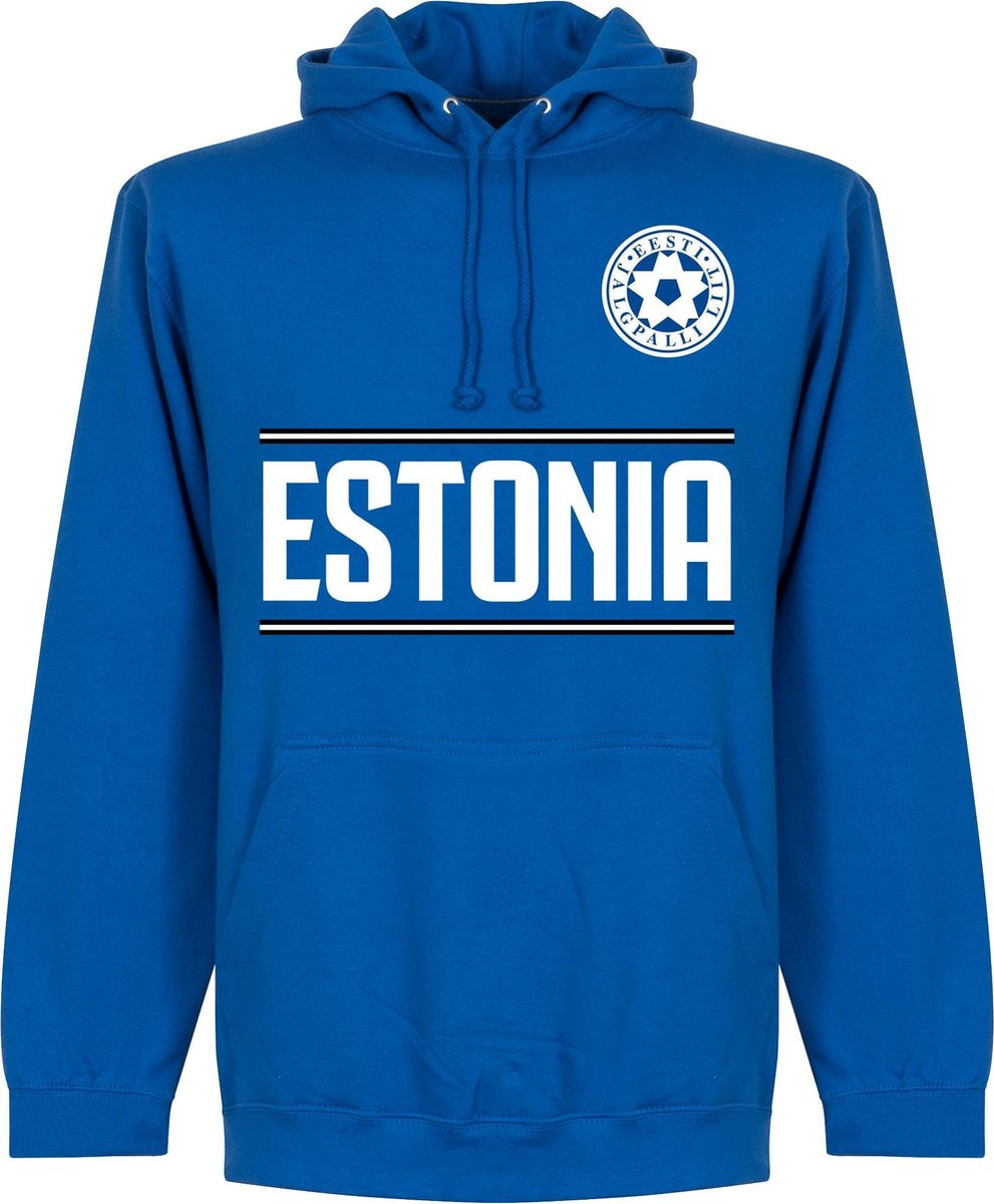 Estland Team Hoodie - Blauw - L