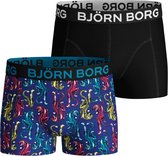 Bjorn Borg BB tiger mini Jongens Boxershort - 2P - Multi blauw - Maat 134-140