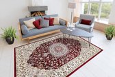 Schotland - Vloerkleed - Rood - 200cm x 290cm