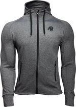 Gorilla Wear Bridgeport Zipped Hoodie - Donkergrijs - L