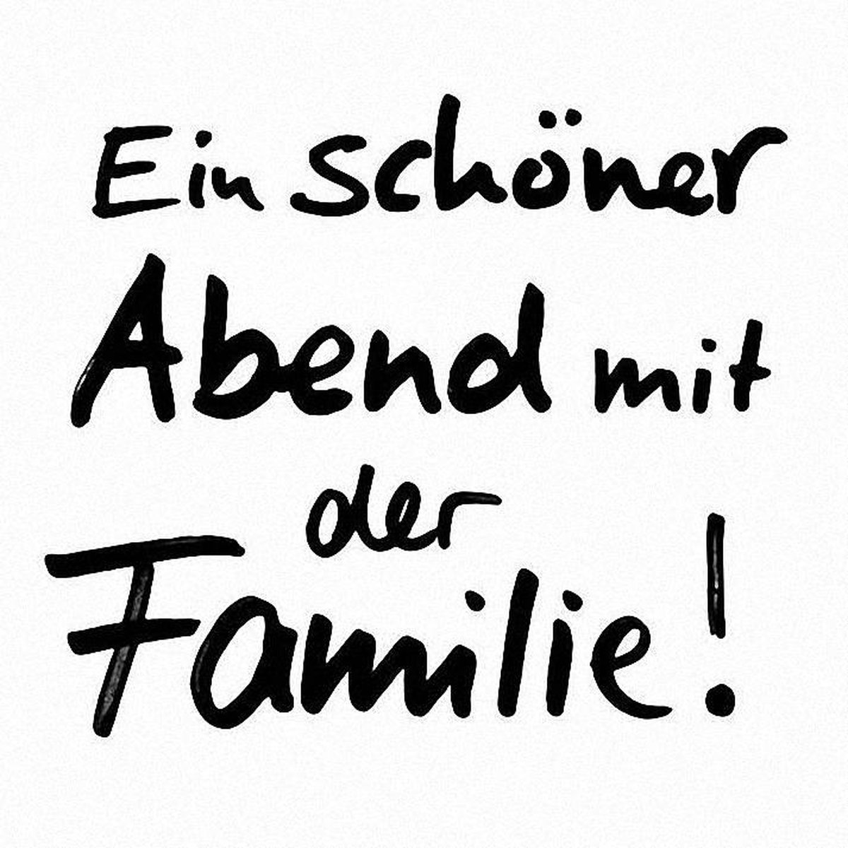 Tissue Servetten - Ein schöner Abend mit der Familie ! - 40 stuks - 33 X 33 Cm