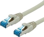 Value S/FTP CAT6a 10 Gigabit netwerkkabel / grijs - LSZH - 10 meter
