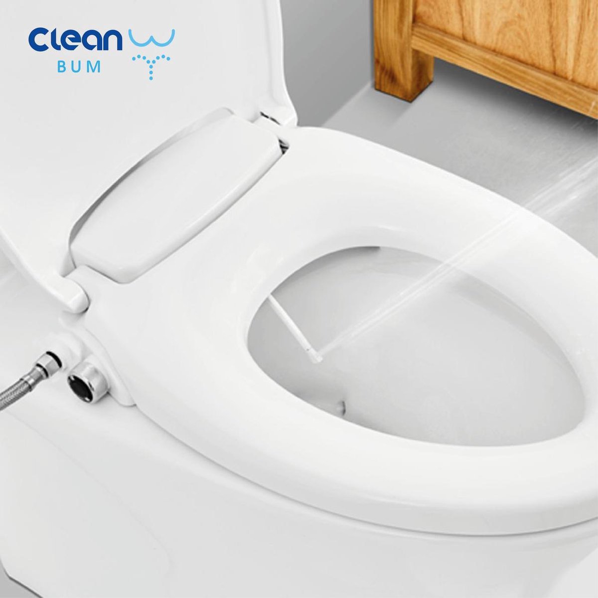 Bidet WC-bril Clean Bum – Dubbele sproeikop - perfecte hygiëne | bol.com