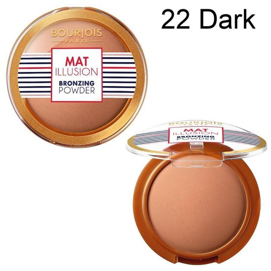 Bourjois Mat Illusion Bronzing Powder - 22 Dark | bol.com