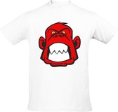 Merkloos Aap - Apen - Dieren - Boos - Lachen - Gorilla Unisex T-shirt XS