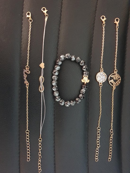 Gamtic Cadeaus voor vrouwen en dames, verstelbare roestvrijstalen schakelarmband, 18K vergulde ketting, armbanden met berichtenkaart, modieus damessieraden, cadeau voor vriendin, moeder, dochter, zus