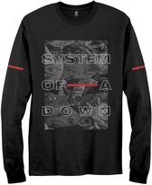 System Of A Down Longsleeve shirt -XL- Eye Collage Zwart