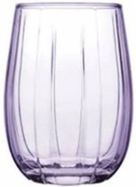 Pasabahce Linka - Verres à eau violets - Lot de 3-380 ml