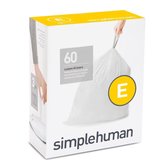 Simplehuman afvalzakken code E - 20 liter - 60 stuks